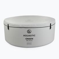 Pripučiamas baseinas AQUASTIC ONSEN drop stitch 1200 l 178 cm pilkas