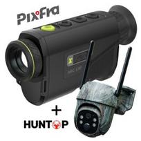PIXFRA ARC PRO LRF A425P 384x288, 25mm, 1x-8x, 50Hz, Wi-Fi + Huntop E50 meža kamera termovizorius A425P LRF / ES-E50G