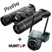 PIXFRA Draco PFI-D335N-4K 940nm multispektrinis + Huntop E50 trail camera šiluminiai žiūronai PFI-D335N-4K / ES-E50G