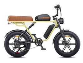 Dviratis 20" elektrinis Engwe M1 dviguba baterija geltonas
