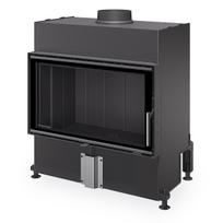 Plieninis židinio ugniakuras Romotop HEAT H4X 06, 80.50, juoda pakura IGN