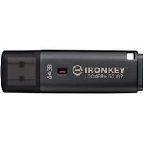 Kingston USB atmintinė IKLP50G2/64GB, 64GB, USB Type-A, 3.2 Gen 1, Skaitymo greitis: 145MB/s, Rašymo greitis: 115MB/s, FIPS 197