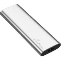 Mediarange Išorinis SSD MR1100, 120GB, 450MB/s, 420MB/s, USB Type-C, USB 3.2 Gen 2, sidabrinis