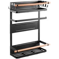 Maclean Magnetinė lentyna virtuvei MC-910, 340mm, 112mm, 465mm, 12kg, 6 nuimami kabliukai