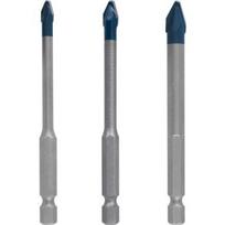 Bosch EXPERT HEX-9 Hard Ceramic gręžtuvų rinkinys 2608902312, 3 vnt., 5/6/8mm, 90mm, šešiabriaunis kotas