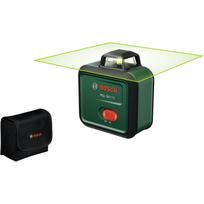 Bosch PLL 360-1G linijinis lazeris, 0603663M00, 30m, ±0,4mm/m, 2 klasė, 500-540nm, ±4°, 1/4" sriegis, 3,6V 2,0Ah, USB-C įkrovimas