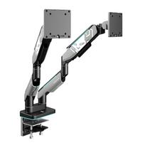 Diablo dvigubas monitoriaus laikiklis 49 colių ekranams | Pilka-juoda RGB X-Arm Dual