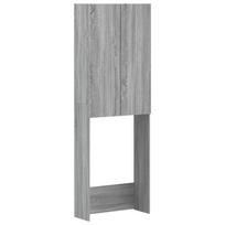 Tualeto spintelė ARNHEM Pilka Sonoma 66 x 25,5 x 190 cm