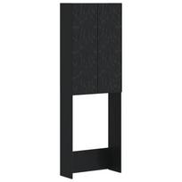 Tualeto spintelė DELFT Juoda 66 x 25,5 x 190 cm