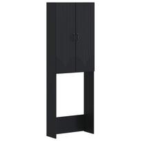 Tualeto spintelė HOORN Juoda 66 x 25,5 x 190 cm