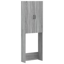 Tualeto spintelė HOORN Pilka Sonoma 66 x 25,5 x 190 cm