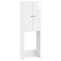 Tualeto spintelė BREDA Itin blizgi balta 66 x 25,5 x 190 cm
