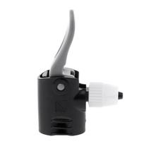 Dviračio dviračio siurblio antgalio vožtuvo jungties adapteris Dviejų galvučių dalių įrankiai 1 pc gray