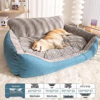 Žieminis šiltas šunų guolis - Nuimamas ir skalbiamas miego kilimėlis auksiniams retriveriams, idealus visais sezonais S Small: For pets up to 15 lbs