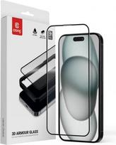 Crong Tempered glass 9H Full Glue iPhone 16/15