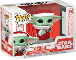 Funko POP! Vinilinė figūrėlė: Star Wars: The Mandalorian -  Holiday Grogu (The Child)