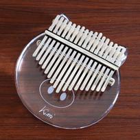 KIMI 17 klavišų krištolinio skaidrumo akrilo kalimba nykščio pianinas beige