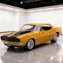 1:24 Camaro 1967 Alloy Car Diecasts & Toy Vehicles Car Model Miniature Scale Model Car For Children