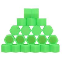 20pcs 17/19/21mm Silica Gel Wheel Nuts Covers Protective Bolt Caps Car Wheel Hub Screw Nut Decoration Protector Car Styling 17mm