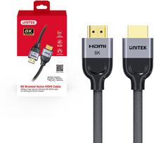 Unitek 8K LUX HDMI 2.1 cable braided 8 M | C11093RGY01-8M | 4894160058317