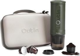 Outin Nano Travel Kit, Espresso Machine Bundle with Nano Protective Case, model OTEM-01, color Forest Green