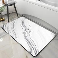 Nordic Simple Soft Diatom Mud Floor Mat Bathroom Door Bathroom Absorbent Floor Mat Quick Drying Household Non-Slip Carpet 50*80cm