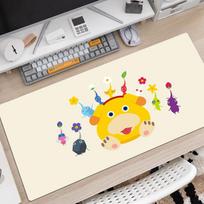 PIKMIN Mousepad Rubber XXL Cartoon Anime Gaming Mouse Pad Keyboard Mouse Mats Desk Mat Accessories for PC Mouse Carpet LockEdge 300x600x2mm gray