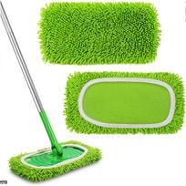 2 Reusable Microfiber Pads, Compatible With Swiffer