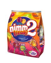 nimm2 čiulpiami saldainiai, praturtinti vitaminais ir sultimis, 4 vaisių skonių 80 g (8 vnt)
