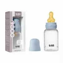 Nuk BIBS plastikinis buteliukas nuo dieglių 150 ml (Baby Mėlyna) pilnas komplektas