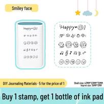 Japanese DIY Multi-layer Coloring Stamps: Cute Daily Life Journal Check-ins