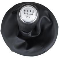 VW T5 / T6 03-11 SILVER gear shift knob + 5-SPEED GASKET