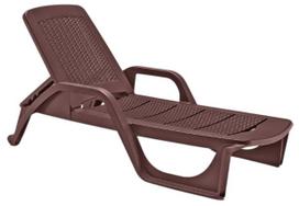 Lauko gultas Bica Nilo, ruda sp., 190 cm x 71 cm x 30 - 94 cm