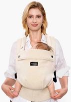 MOMCOZY ERGONOMINĖ KŪDIKIŲ NEŠIOKLĖ PUREHUG IŠ NATŪRALAUS LINO, LIGHT AMBER