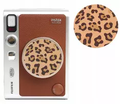 „LoveInstant“ dekoratyvinis lipdukas, skirtas „Fuji Fujifilm Instax Mini Evo“ / 3 m / rudas - leopardo raštas