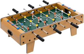 Aosom Stalo futbolo stalas, 69x36.5x22 cm, ruda, mediena