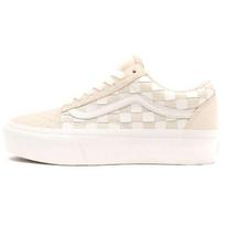 Vans Old Skool Platform Woven - Blanc De Blanc Unisex Kedai Baltos Odos VN0A5KX99GY 35 white