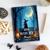 Witch Magic 2026 Planner: Wizard-Themed Calendar & Crystal Energy Journal Other blue