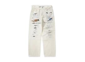 Supreme x MM6 Maison Margiela Distressed Loose Fit Selvedge Jean  White 30