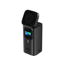 CANYON Qi2 magnetic power bank OnPower 150 15000mAh Aliuminio Dark pilkas
