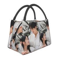 Lovely Runner K-drama Byeon Woo Seok Lunch Bag for Women Bento Storage Food Boxes Container Cooler Thermal Lunch Box Tote One Size