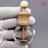 Oro gaiviklis automobilių kvepalų klipas eterinių aliejų difuzorius ventiliatorius tuščias stiklinis butelis dekoravimas aromaterapinis stiklinis butelis 1