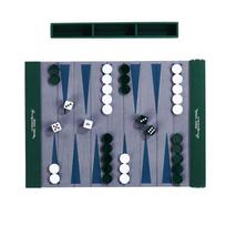 Rolls Up PU Leather Backgammon Game Mat Backgammon Board And Chess Set For Outdoors Travel Camping Family Game Parties