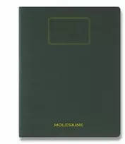 Moleskine MOLESKINE studentų kalendorius, XXL, su linijomis, 21,6x27,9 cm, mirtų žalia