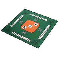 Mahjong Mat Thicken Mute 3D Effect Strong Water Absorption Exquisite Embroidery Non-slip Square Mahjong Cloth Poker Table Pad Home Use