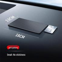 Anti-Slip Dashboard Phone Pad: Heat-Resistant Gel Sticker for Car Console Storage. gray