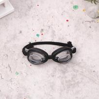 1:12 1:6 lėlių namelio mini nardymo akiniai povandeniniai akiniai su elastine virve Mini akiniai nuo saulės plaukimo akiniai Modelis žaislai dekoras 4CM Black black