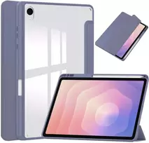 Dėklas na tablet 4kom.pl Dėklas CLEAR PENCIL do Samsung Galaxy Tab S11 11" SM-X730 SMX736 su klapką