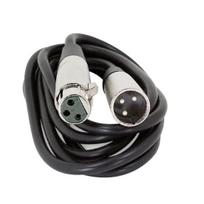 3 kontaktų XLR vyriško ir moteriško mikrofono subalansuoto prailginimo garso laido laidas 0.5M