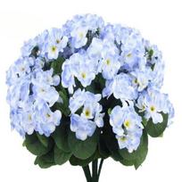 Artificial Begonias Bunch Reusable Wedding Party Decor Faux Flowers Fake Begonia Flowers for Home Interior Garden Porch Decoration MIT mėlyna